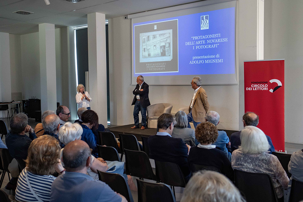 Presentazione Protagonisti dell’arte novarese I fotografi Castello visconteo sforzesco Novara